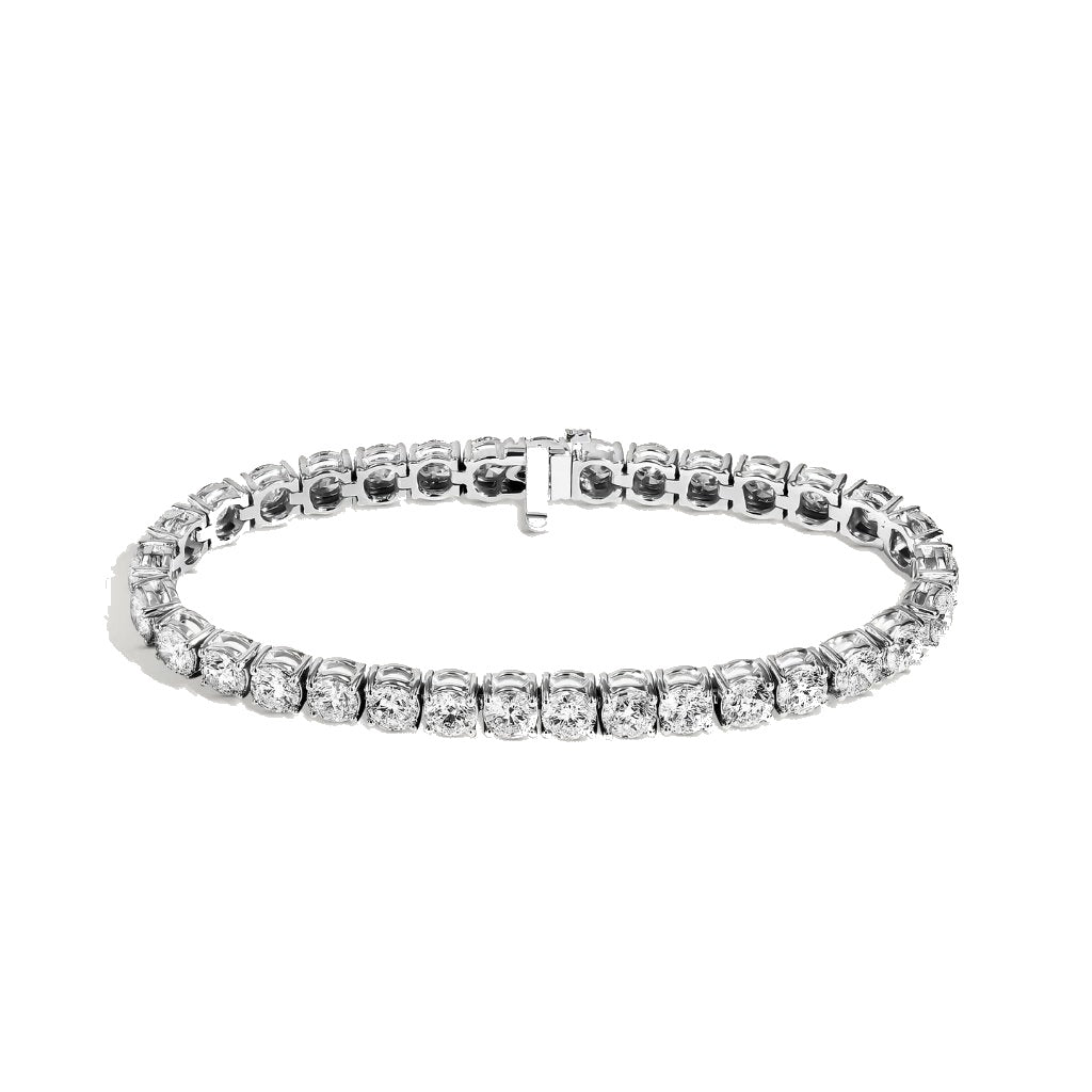 Classic Round Diamond Tennis Bracelet