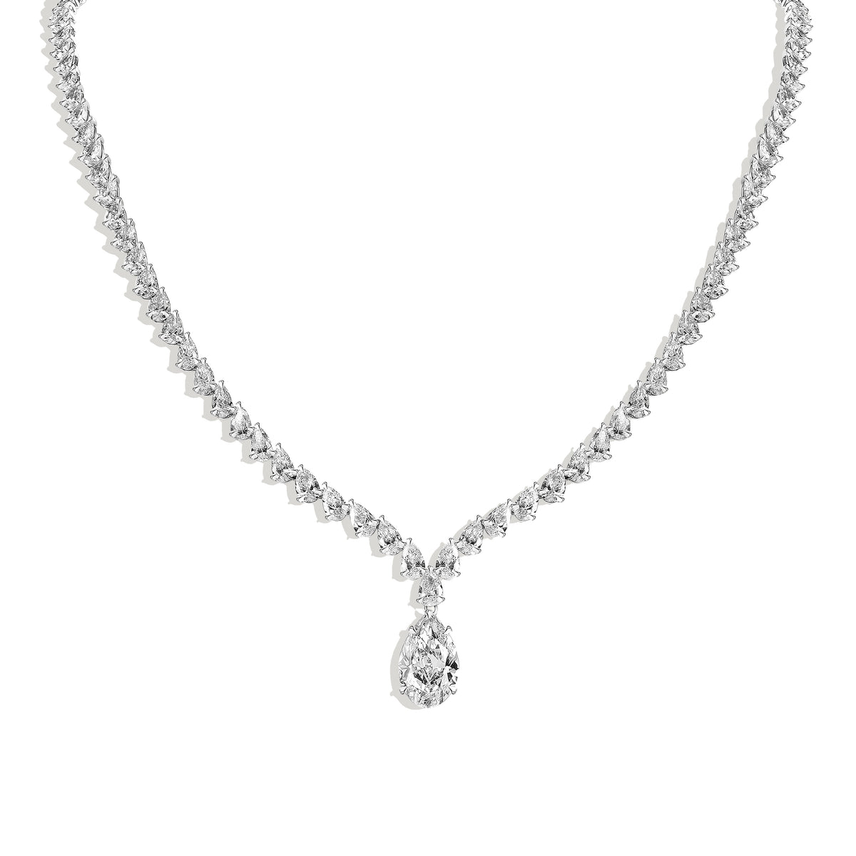 Fancy Pear Necklace