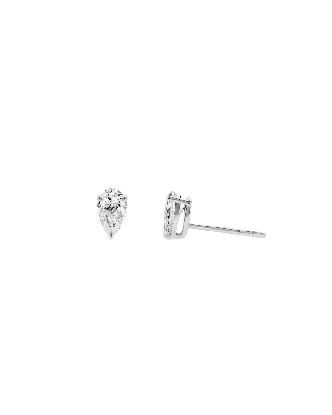 Pear Diamond Studs