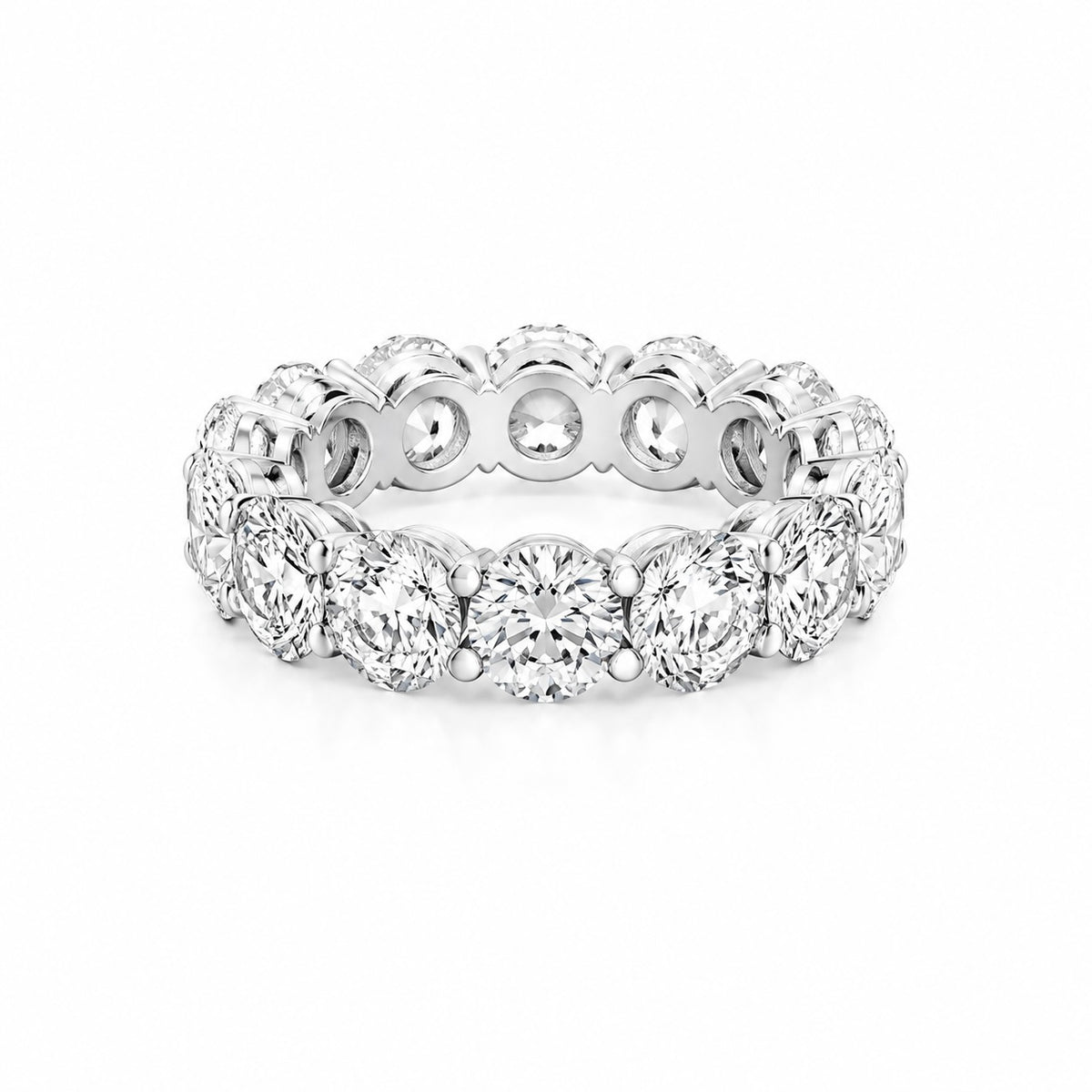 Round Brilliant Eternity Band