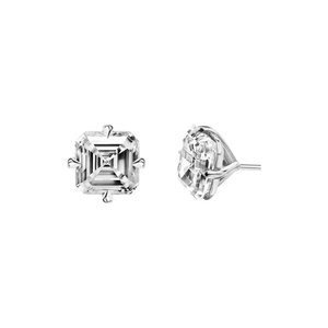 Asscher Diamond Studs