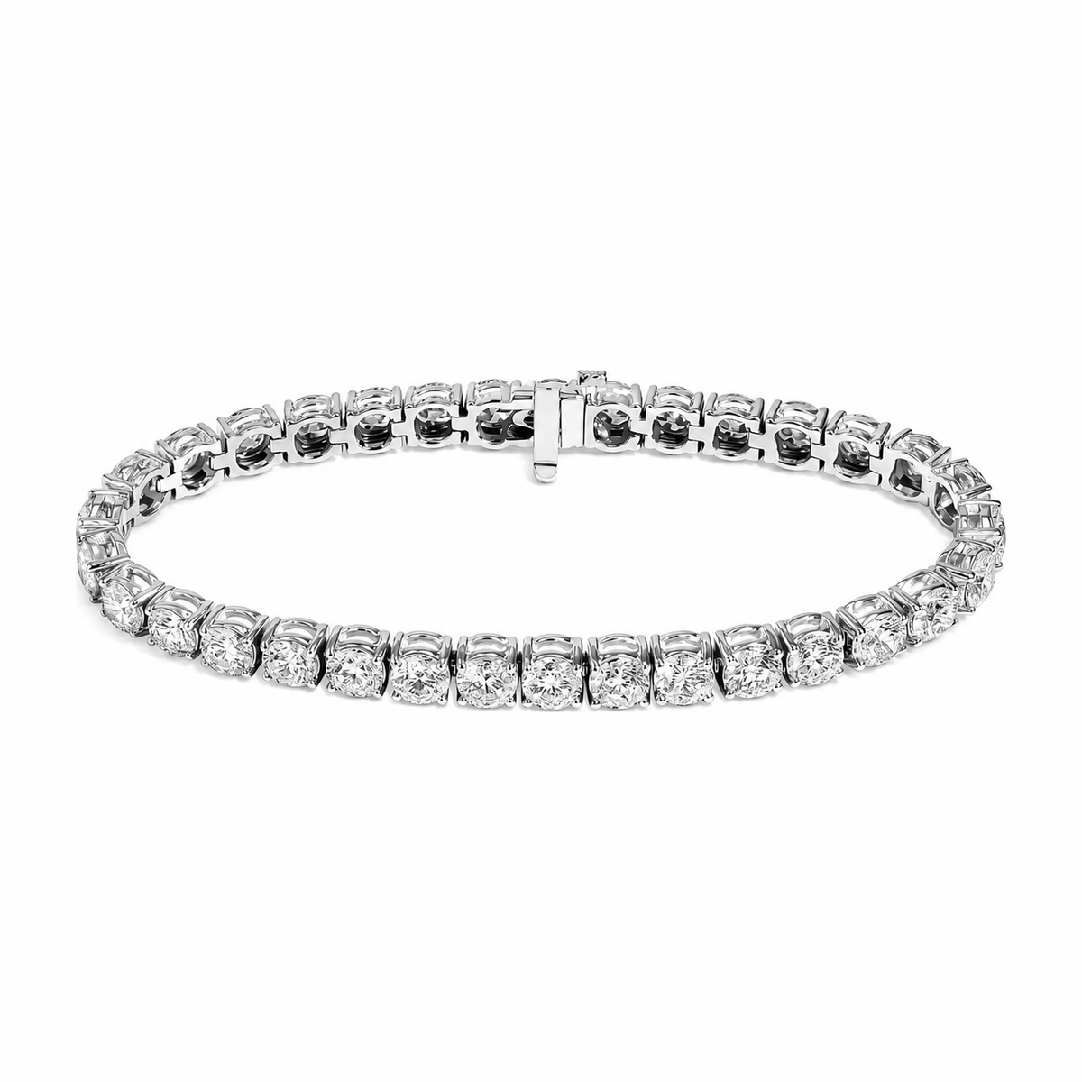 Classic Round Diamond Tennis Bracelet