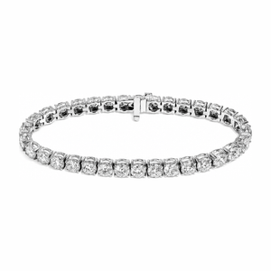 Classic Round Diamond Tennis Bracelet