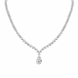 Fancy Pear Necklace