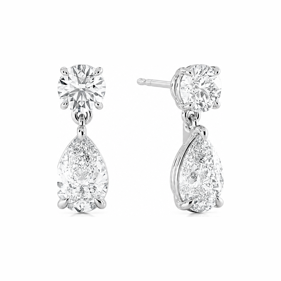 Fancy Round & Pear Drops