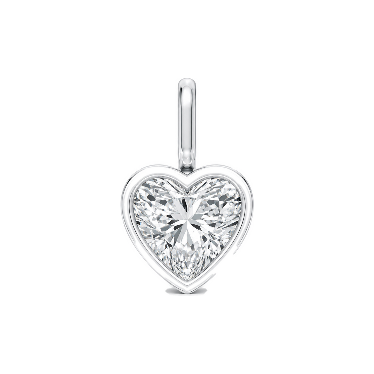 Heart Diamond Bezel Drop