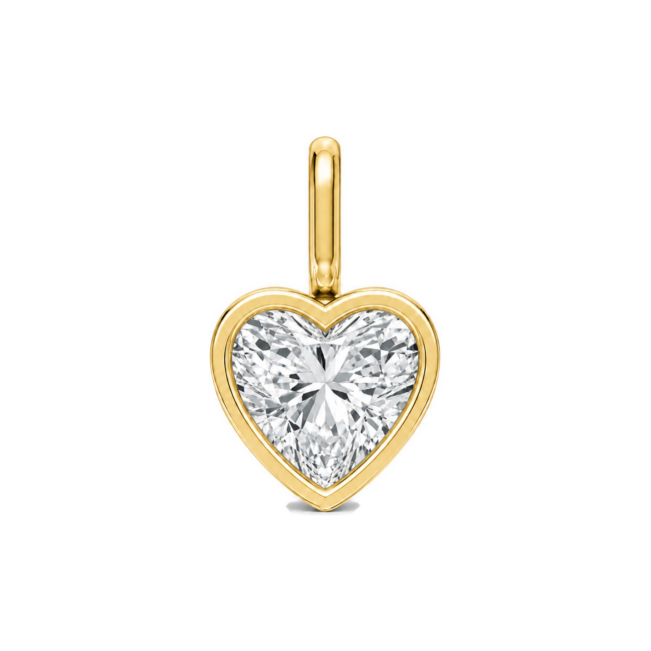 Heart Diamond Bezel Drop