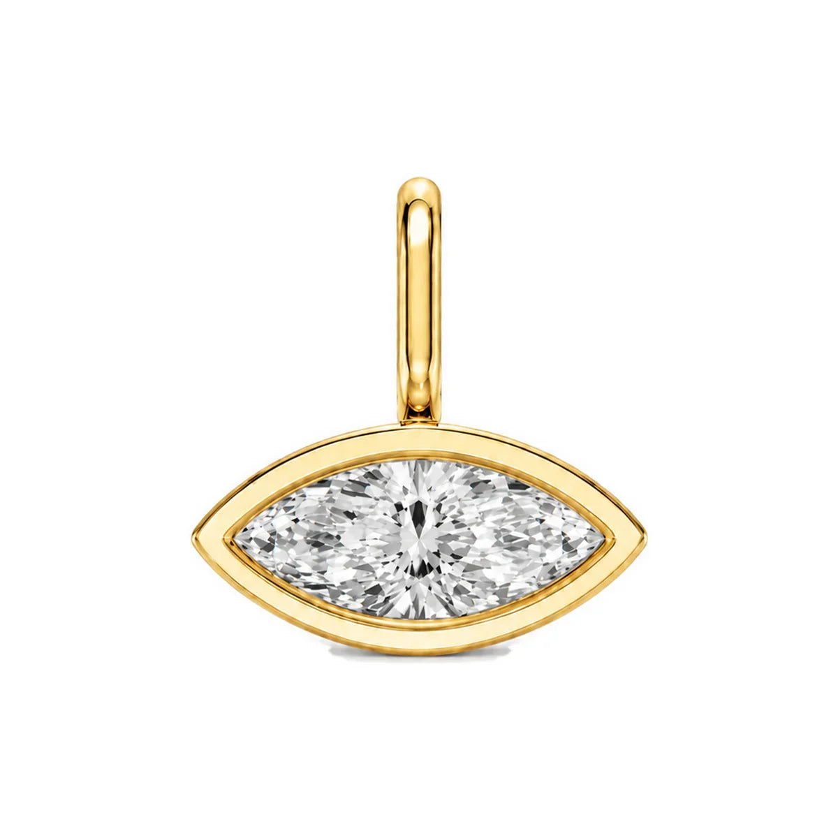 Marquise Diamond Bezel Pendant