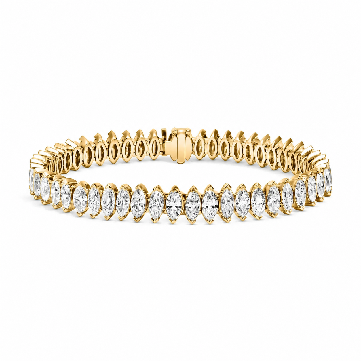Marquise Diamond Tennis Bracelet