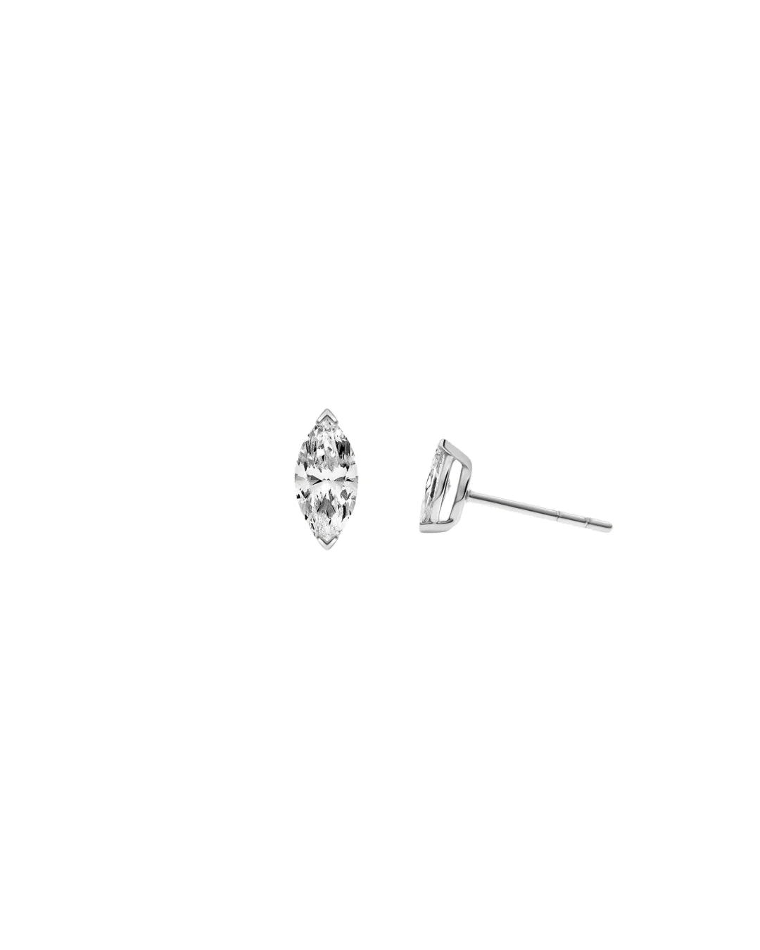 Marquise Diamond Studs