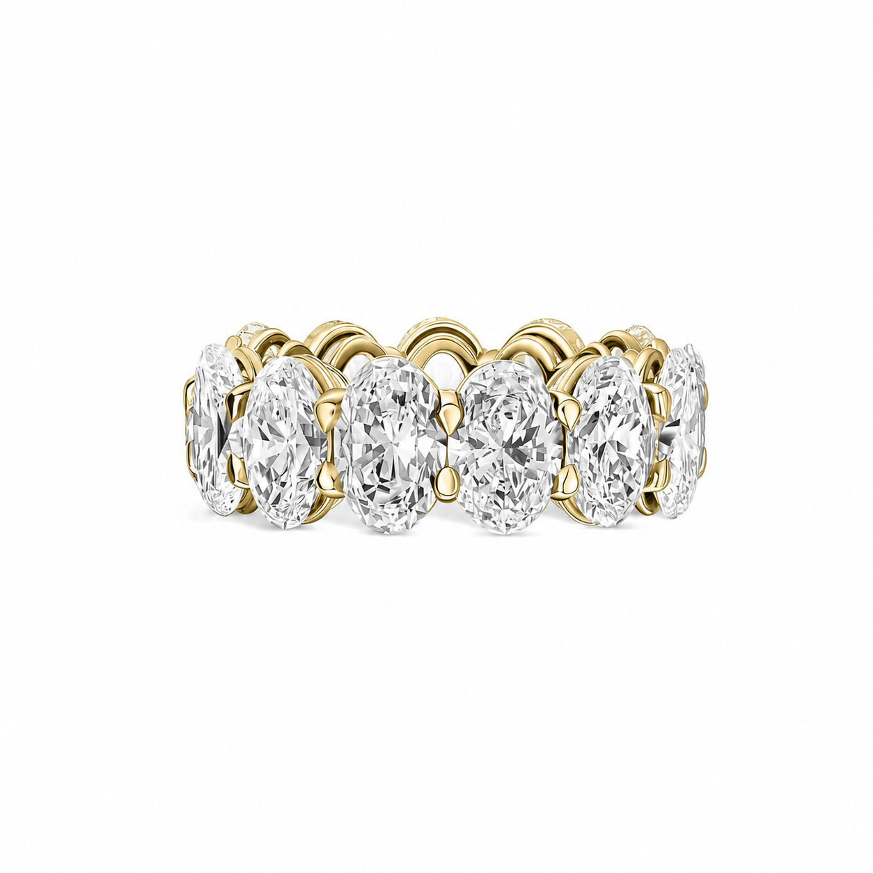 Oval Eternity Band
