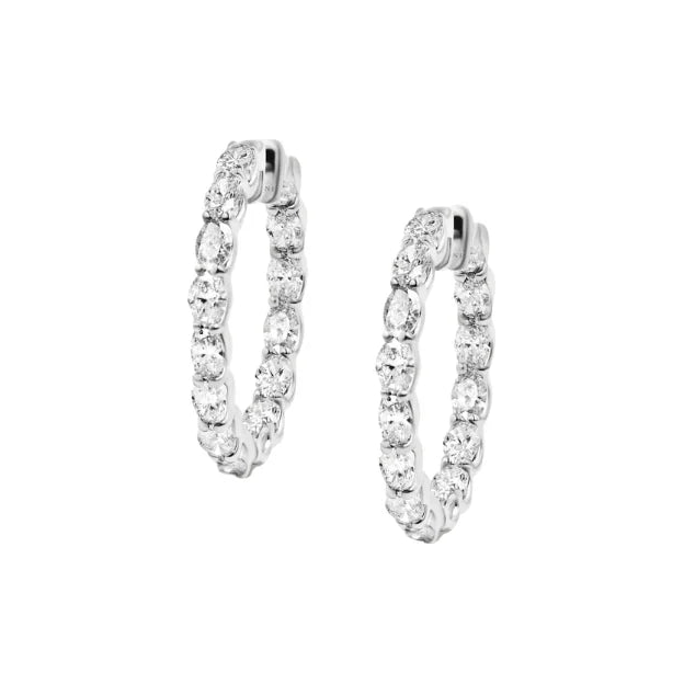 Oval Hoop Earrings