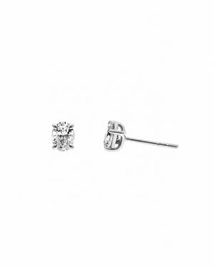 Oval Diamond Studs