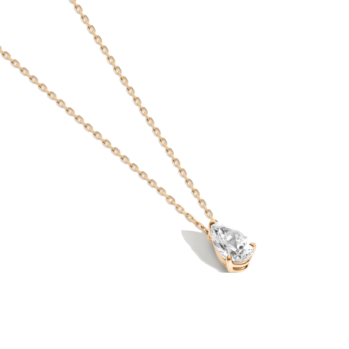 Pear Diamond Necklace
