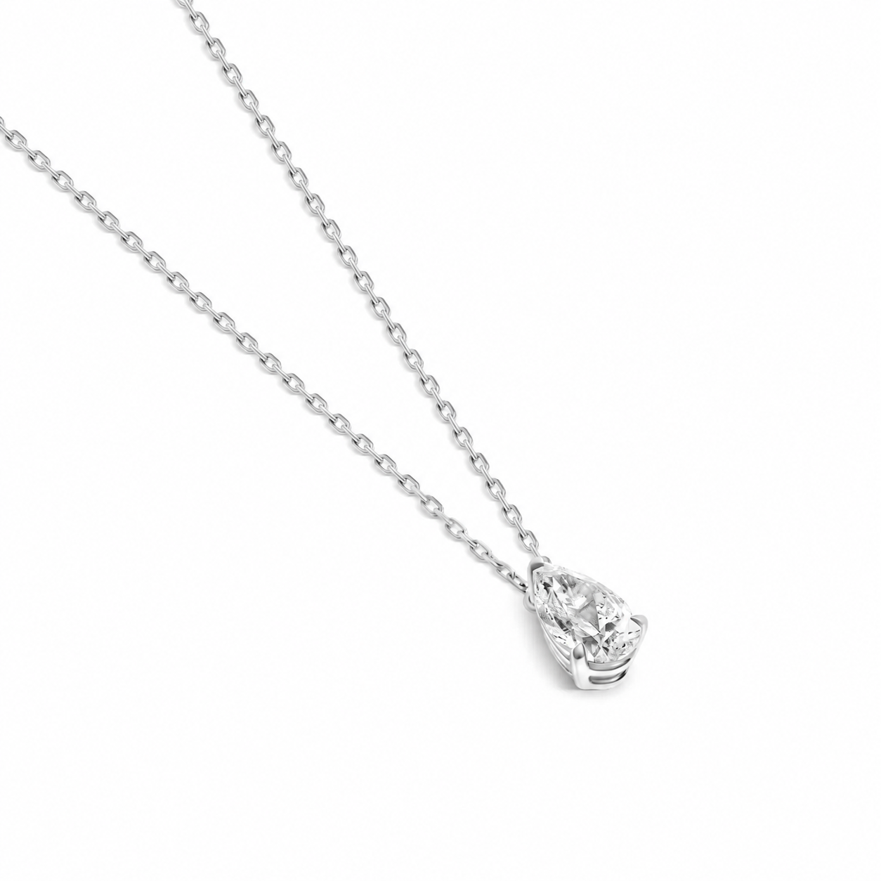 Pear Diamond Pendant