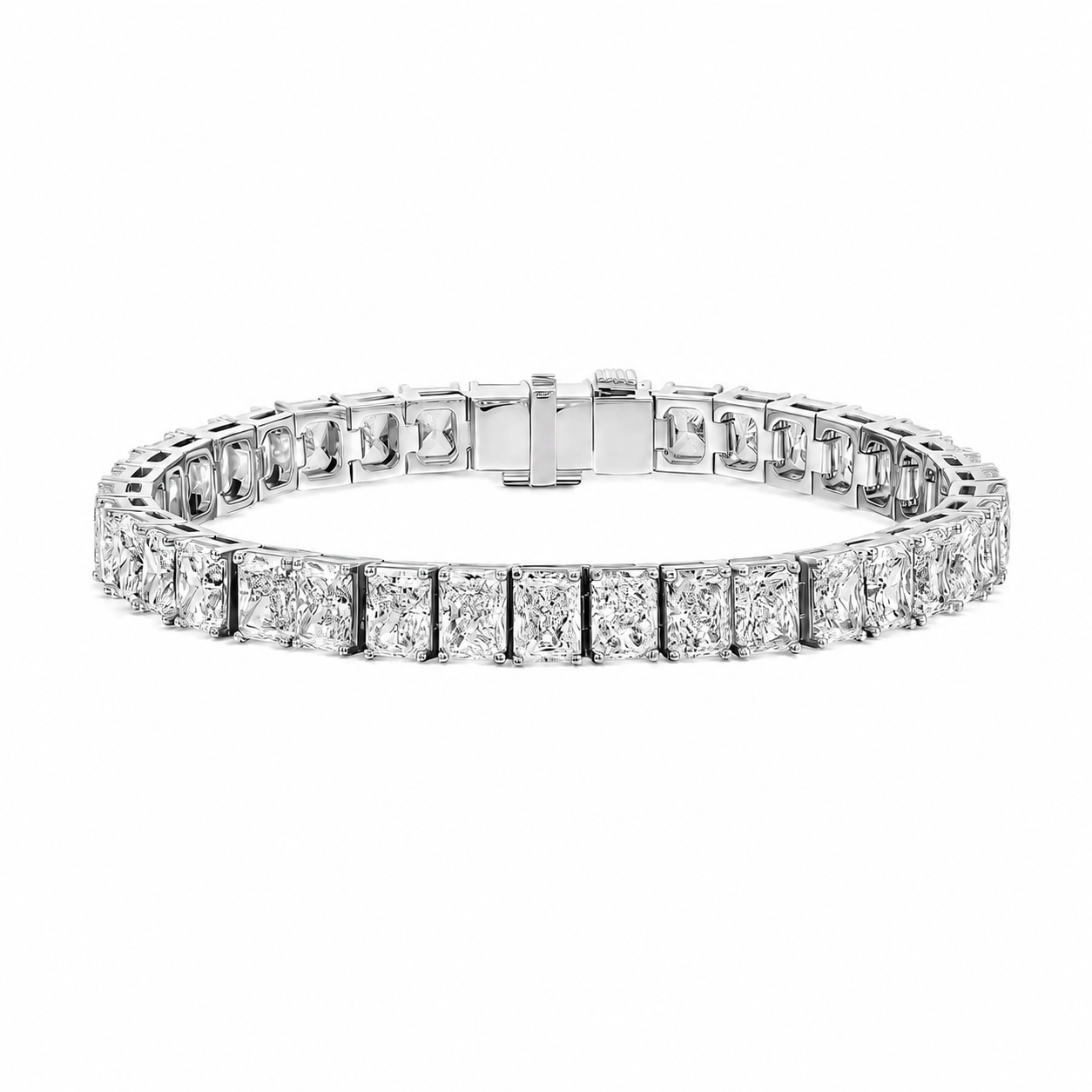 Radiant Cut Diamond Tennis Bracelet