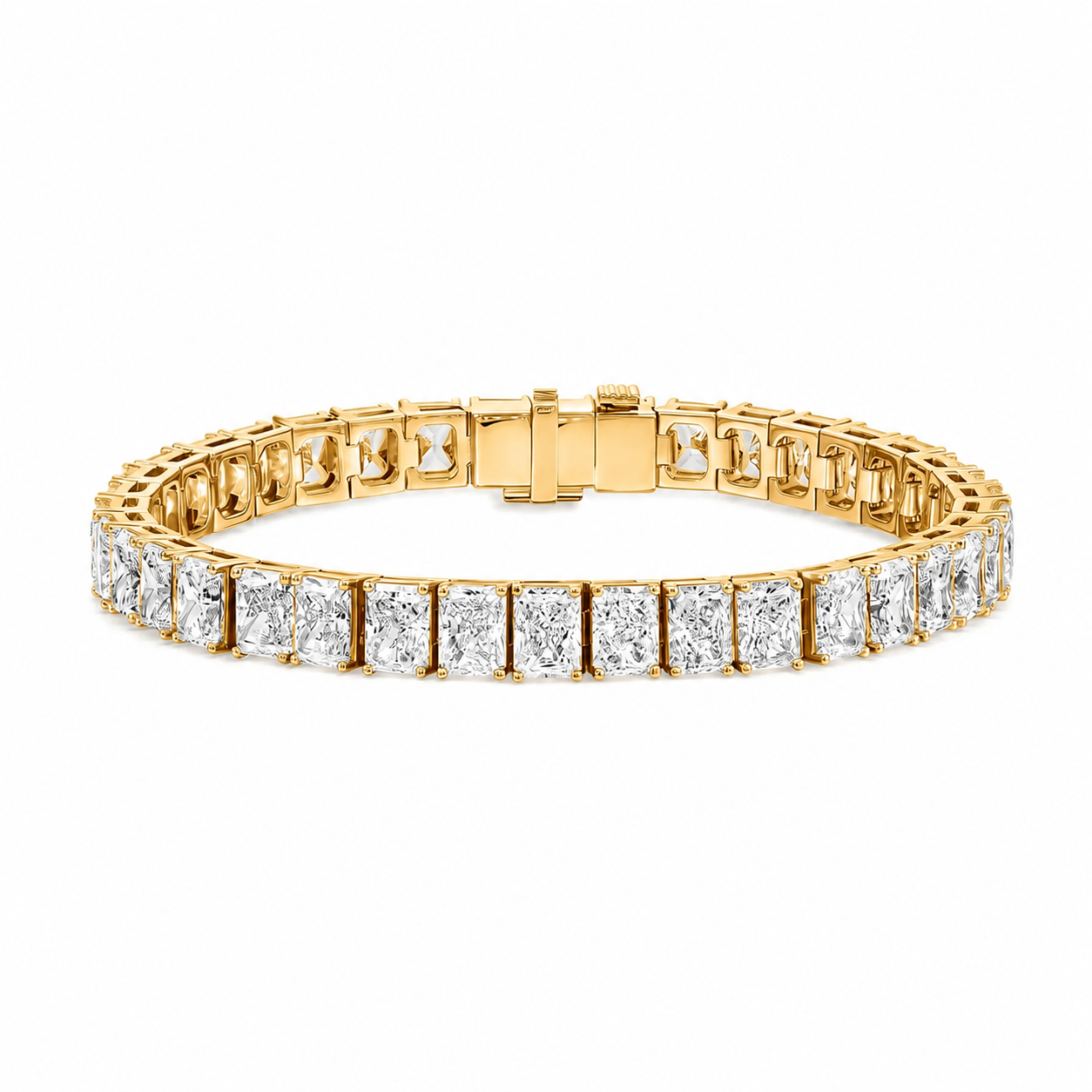 Radiant Cut Diamond Tennis Bracelet