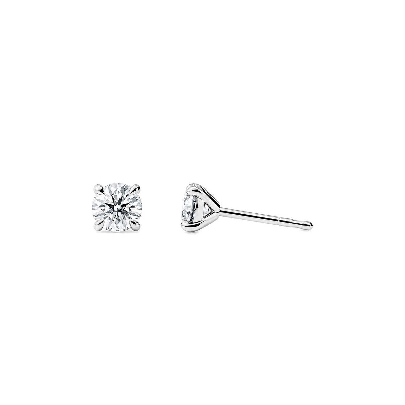 Round Diamond Studs