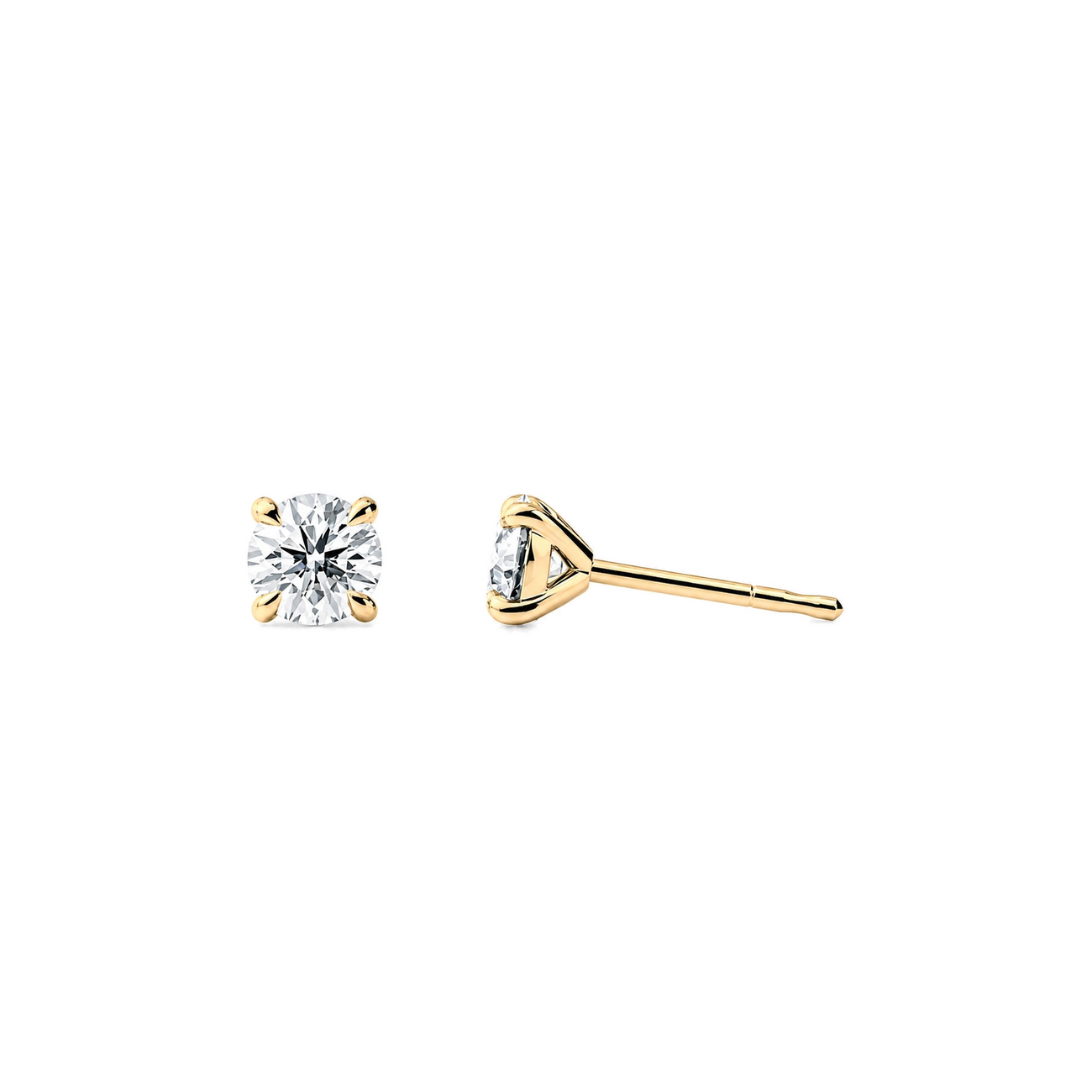 Round Diamond Studs