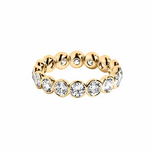 Round Bezel Eternity Band