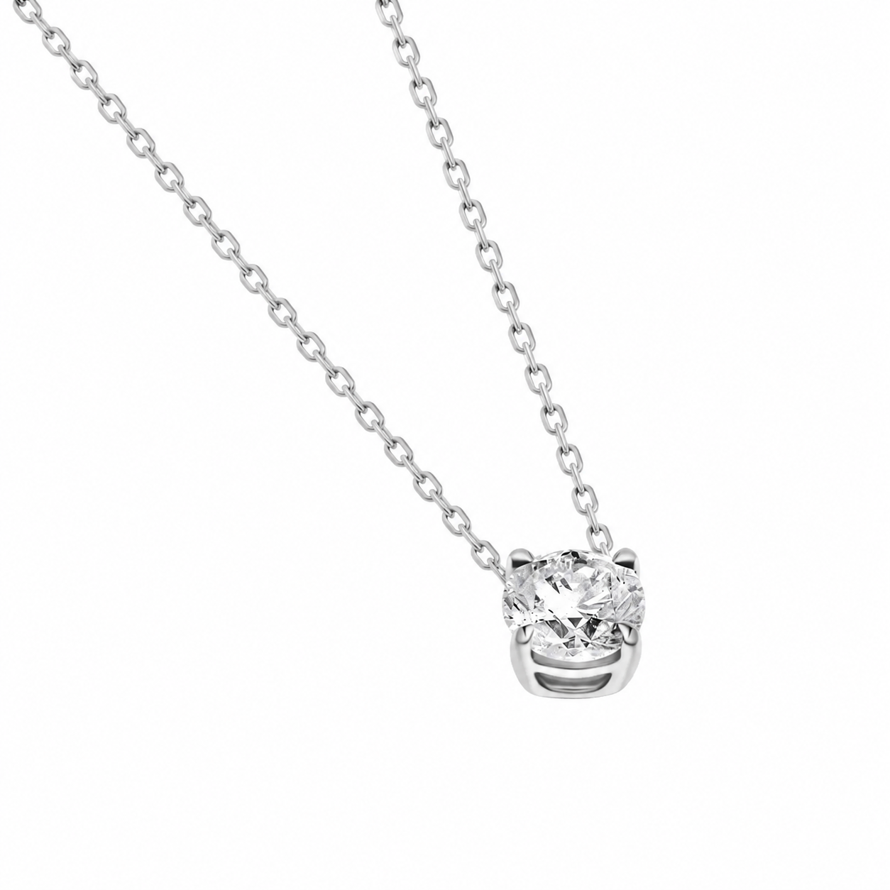 Round Diamond Pendant