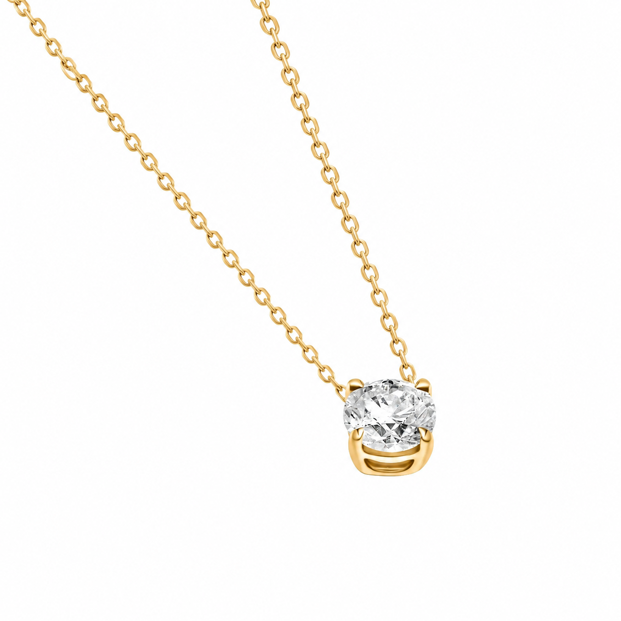 Round Diamond Pendant