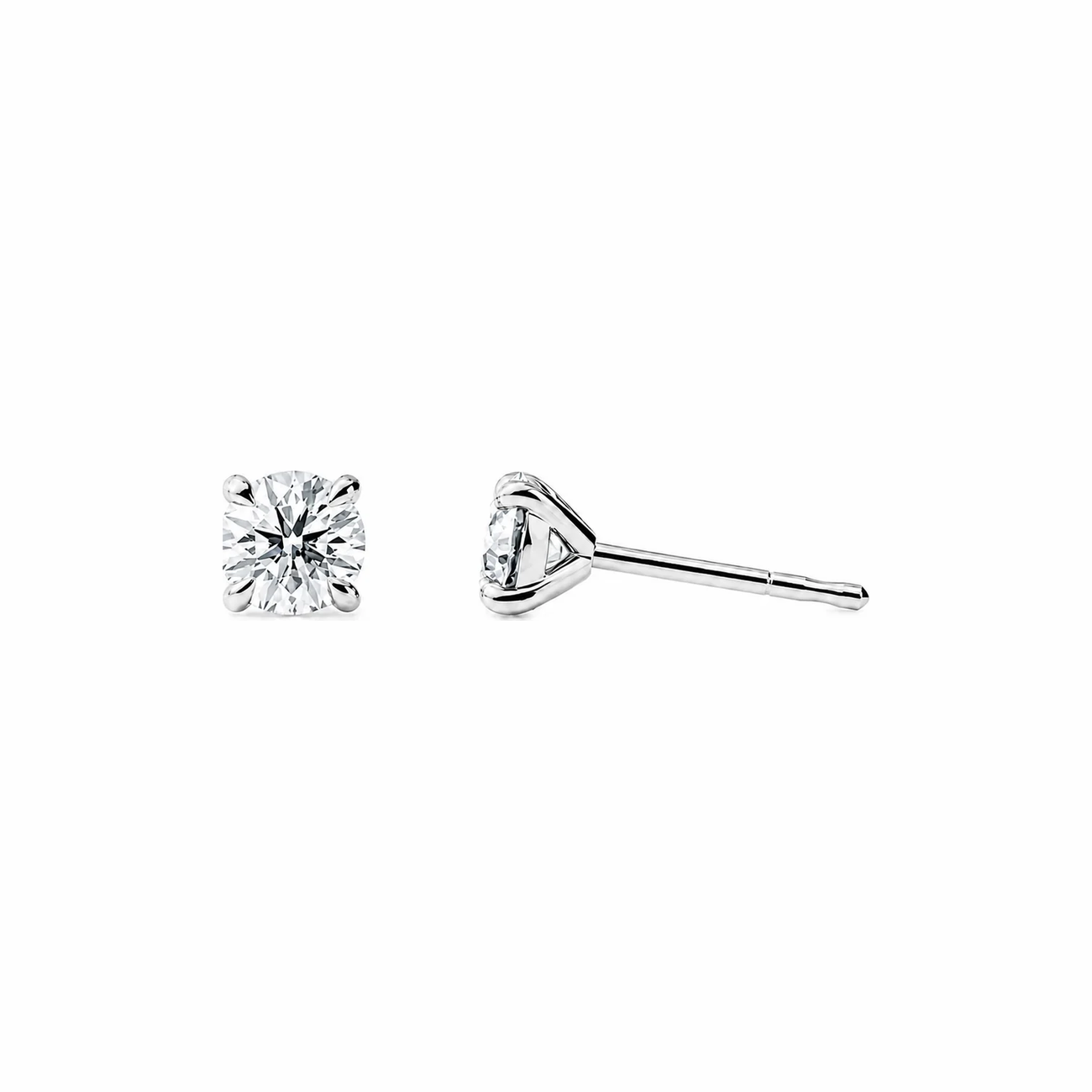 Round Diamond Studs