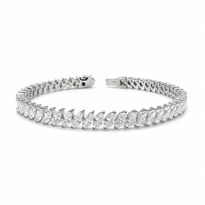Sideways Marquise Bracelet